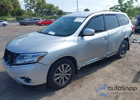 2015 Nissan Pathfinder S из США, поврежденный, VIN 5N1AR2MN8FC668854